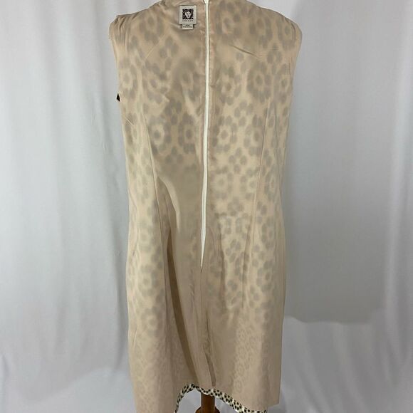 NWOT Anne Klein Sleeveless Animal Print Dress - Picture 8 of 8